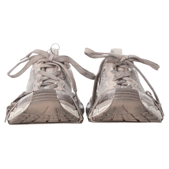Balenciaga 3XL Distressed Sneakers aus beigem Polyester - Image 4