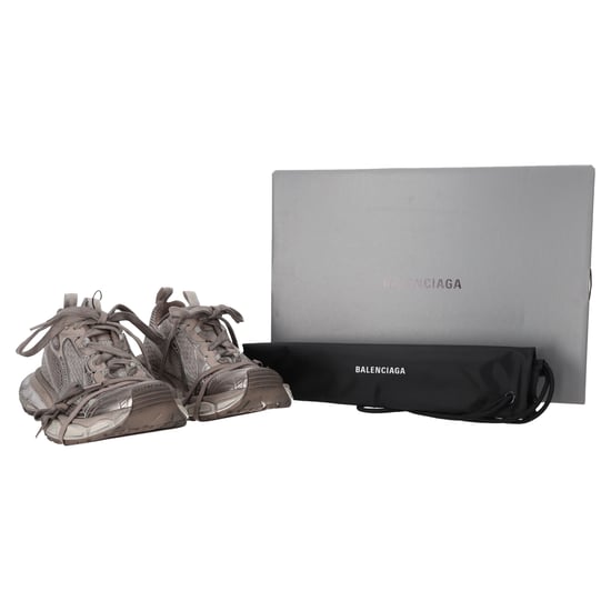 Balenciaga 3XL Distressed Sneakers aus beigem Polyester - Image 5