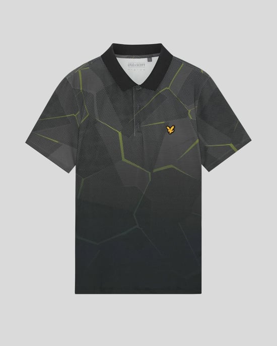 Geometrisches Grafik-Polohemd - Image 5
