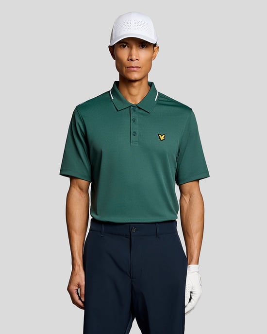 Tipped Technisches Poloshirt - Image 1