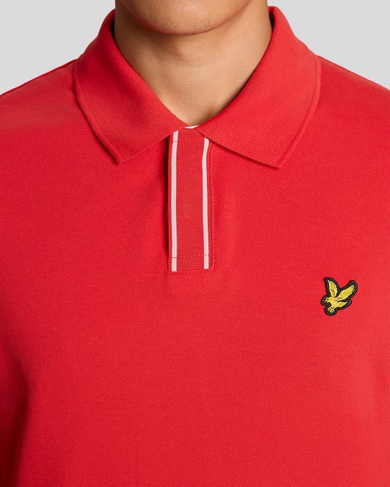 Poloshirt mit Besatz am Kragen - Image 3