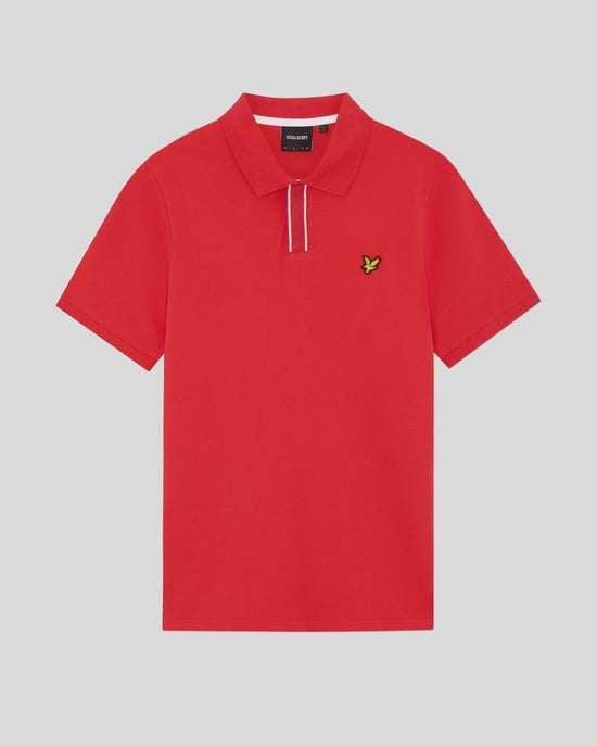 Poloshirt mit Besatz am Kragen - Image 5