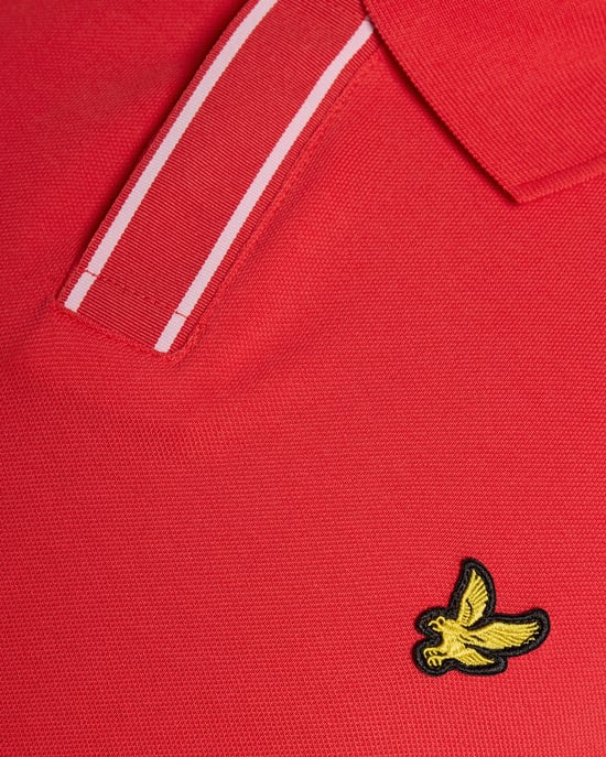 Poloshirt mit Besatz am Kragen - Image 6