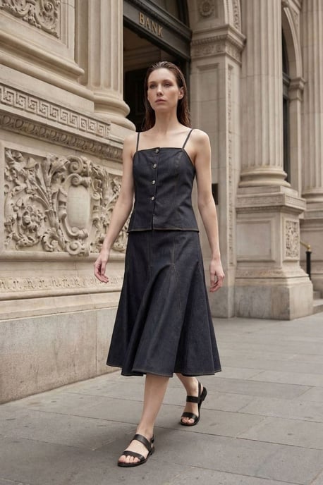 Damen Baumwolle-Lycra Zweiteiliges Ensemble - Image 1
