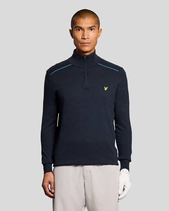 Baumwollspitzen 1/4-Zip Pullover - Image 1
