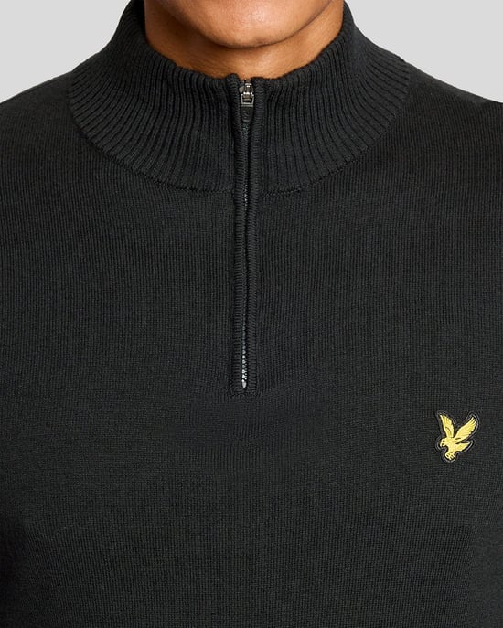 Baumwollmischung 1/4-Zip Pullover - Image 3