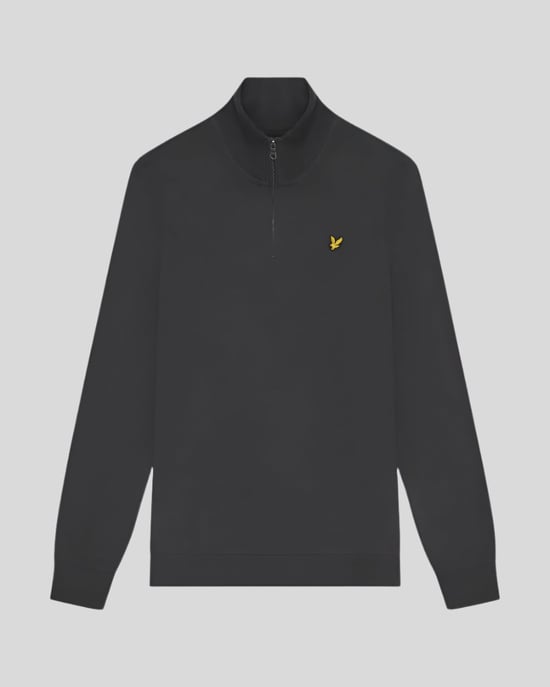 Baumwolle Loopback 1/4 Zip Sweatshirt - Image 1