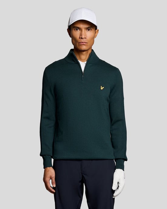 Baumwollmischung 1/4 Zip Pullover - Image 1