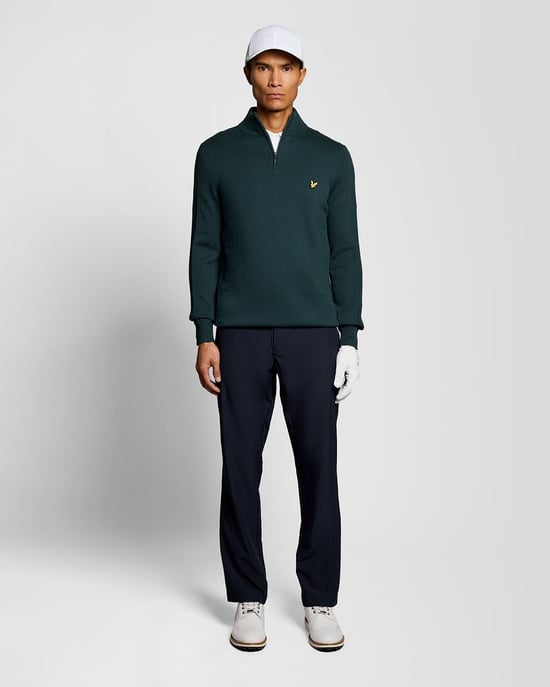 Baumwollmischung 1/4 Zip Pullover - Image 2