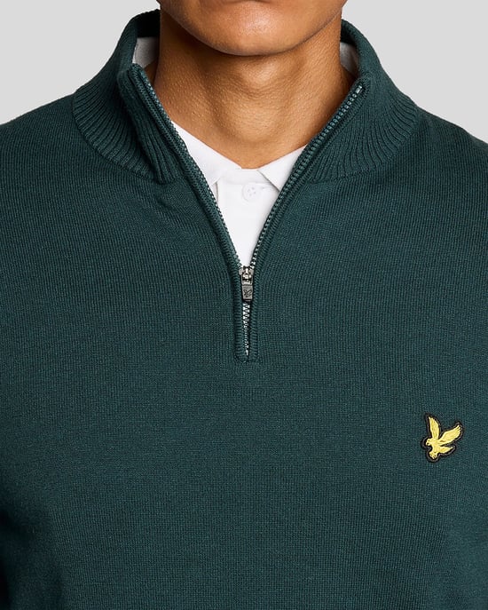 Baumwollmischung 1/4 Zip Pullover - Image 3