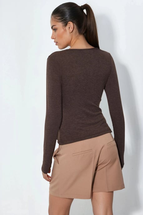 V-Ausschnitt-Top & Freizeitjacke - Image 2