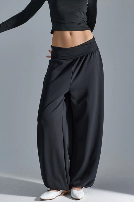 Damen Mid-Waist gerade Pull-On-Hosen - Image 1