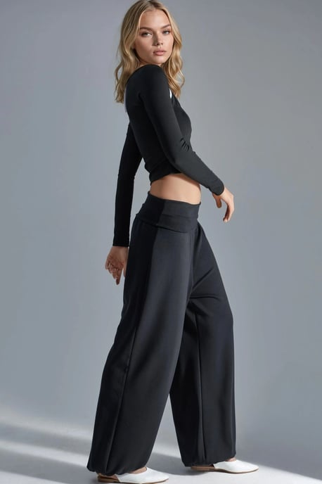 Damen Mid-Waist gerade Pull-On-Hosen - Image 2