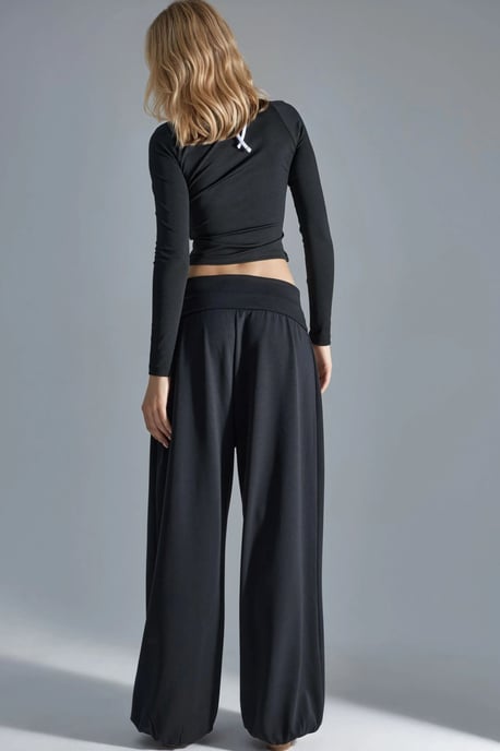 Damen Mid-Waist gerade Pull-On-Hosen - Image 3