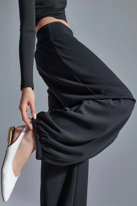 Damen Mid-Waist gerade Pull-On-Hosen - Image 6