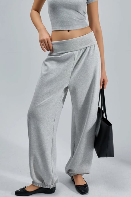 Damen Mid-Waist gerade Pull-On-Hosen - Image 1