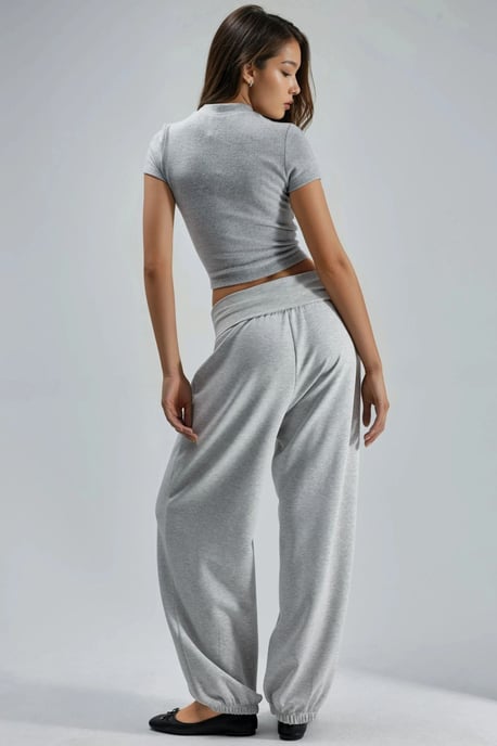 Damen Mid-Waist gerade Pull-On-Hosen - Image 3