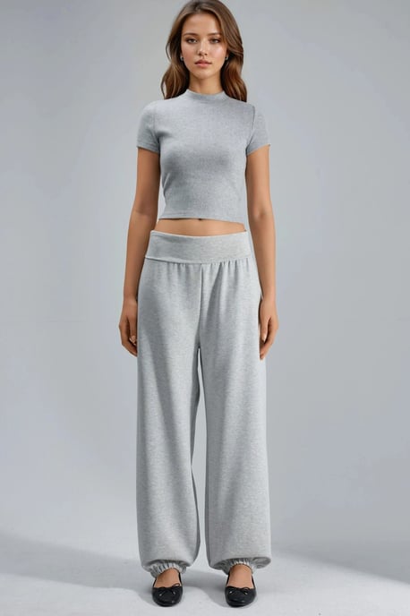 Damen Mid-Waist gerade Pull-On-Hosen - Image 5