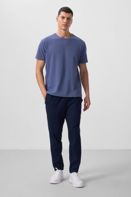 Herren Regular Fit Rundhalsausschnitt T-Shirt - Image 2