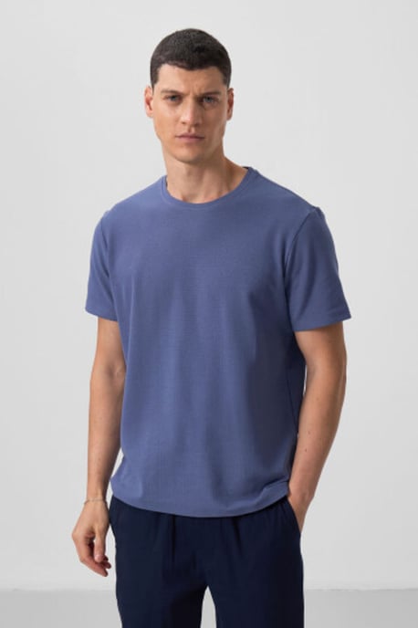 Herren Regular Fit Rundhalsausschnitt T-Shirt - Image 4