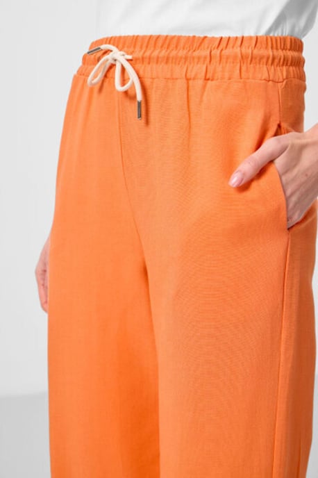 Palazzo-Hosen mit elastischem Bund in Mittelhoch - Image 3