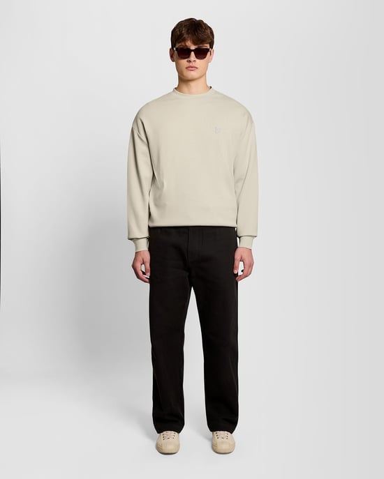 Lässiges Rundhalsausschnitt Sweatshirt - Image 2
