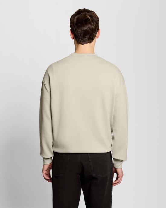 Lässiges Rundhalsausschnitt Sweatshirt - Image 4