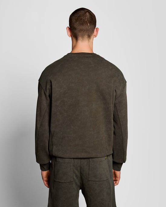 Schwerer Waschbaumwollpullover - Image 4