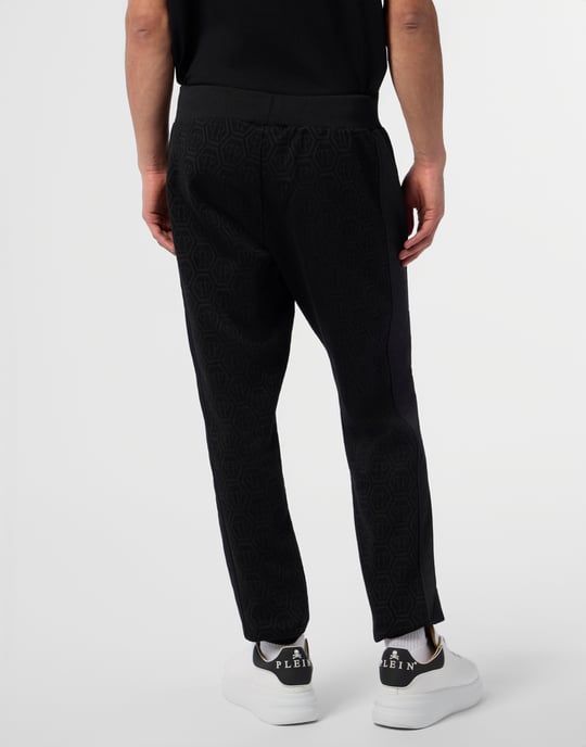 Philipp Plein Composed Jogger Pants Monogram - Schwarz - Image 5