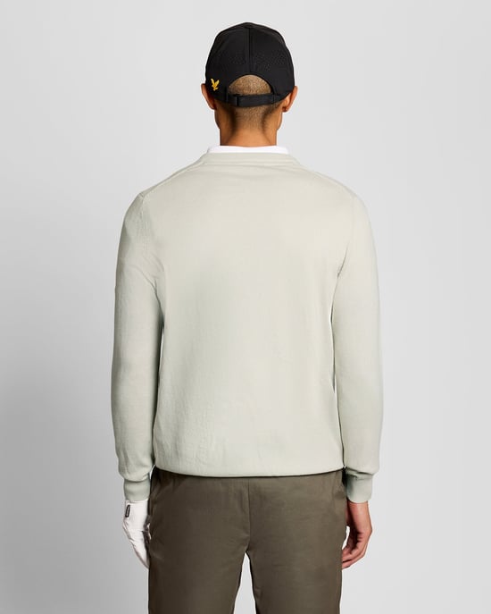 Baumwollmischung V-Ausschnitt Pullover - Image 4
