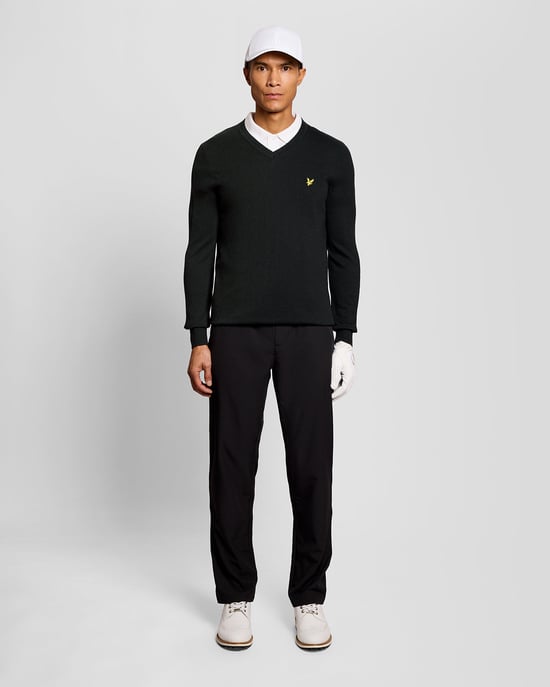 Baumwollmischung V-Ausschnitt Pullover - Image 2