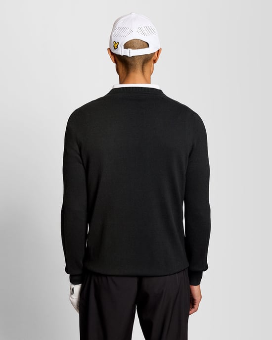 Baumwollmischung V-Ausschnitt Pullover - Image 4
