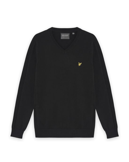 Baumwollmischung V-Ausschnitt Pullover - Image 5