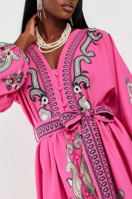 Bedrucktes A-Linien-Minikleid - Image 5