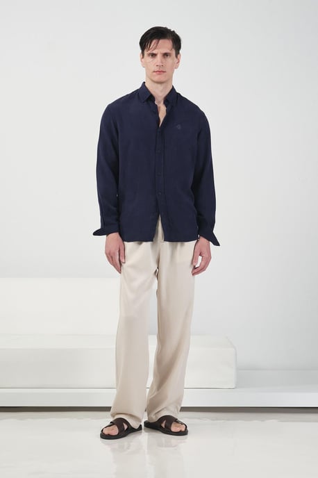 Tencel Knopf-Down Hemd - Image 1