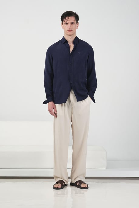 Tencel Knopf-Down Hemd - Image 2