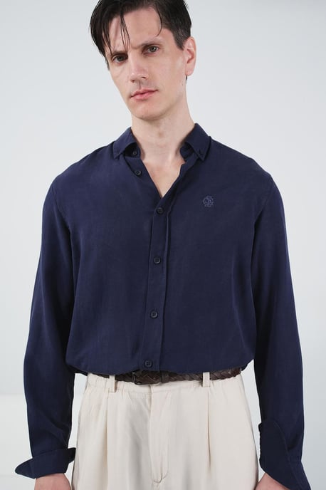 Tencel Knopf-Down Hemd - Image 5
