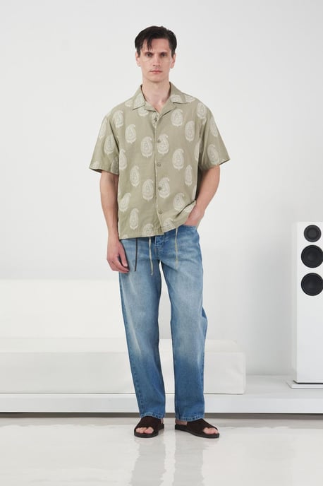 Paisley-Print Kurzarmhemd - Image 1