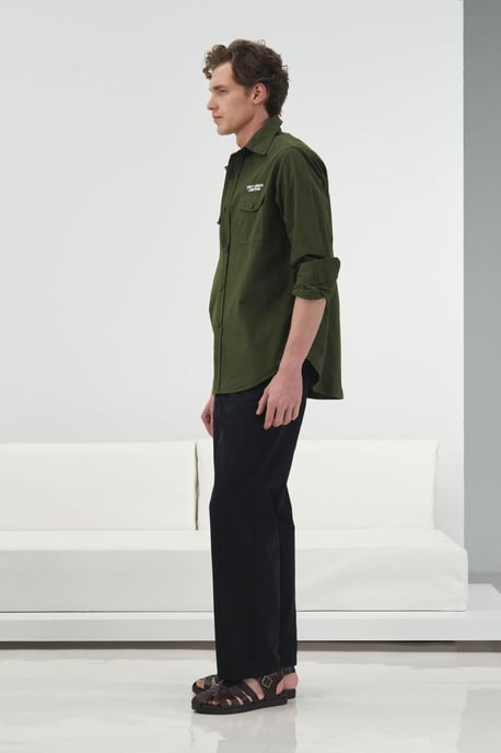 Besticktes Textdruck Langarmshirt - Image 4