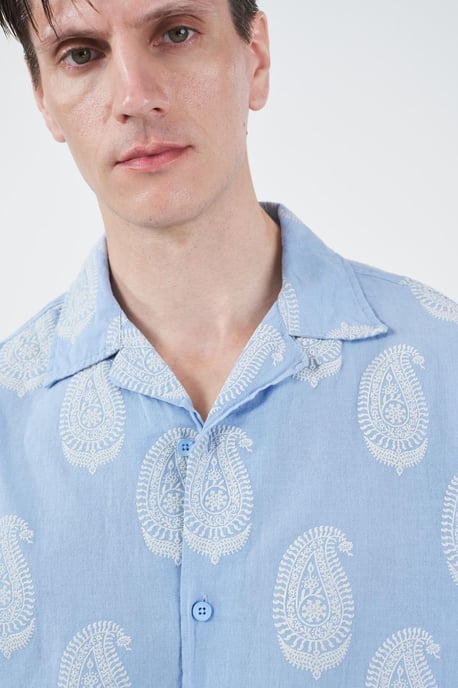 Paisley-Muster Kurzarmhemd - Image 5