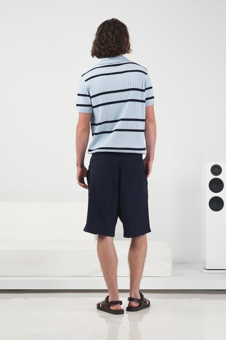 Hüfthose mit entspannter Passform, weit geschnittene Tencel-Shorts - Image 3