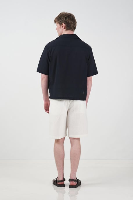 Hüfthohe, lockere gewebte Tailored Shorts - Image 2