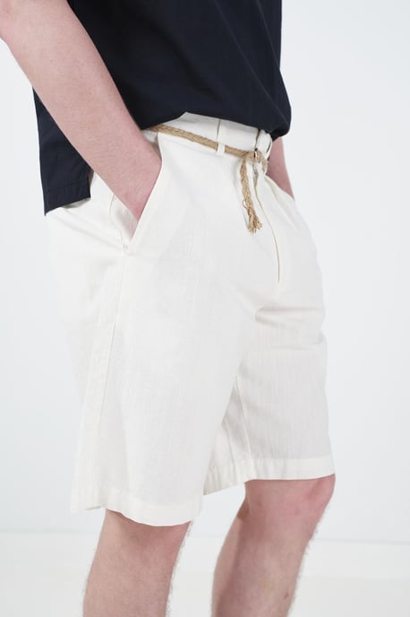 Hüfthohe, lockere gewebte Tailored Shorts - Image 4