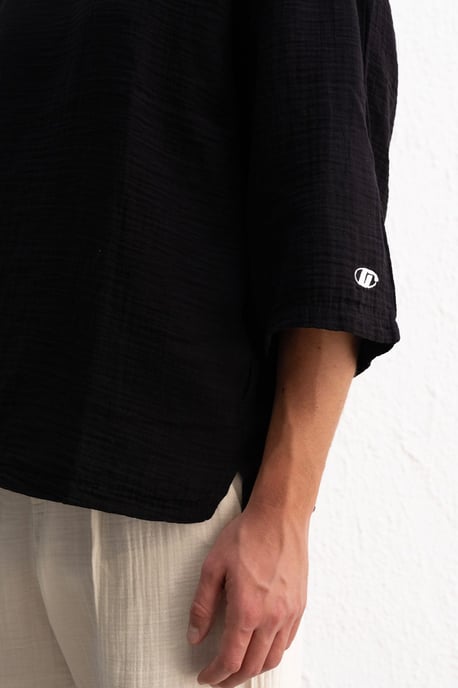 Übergroßes Rundhals-Cotton-T-Shirt - Image 2