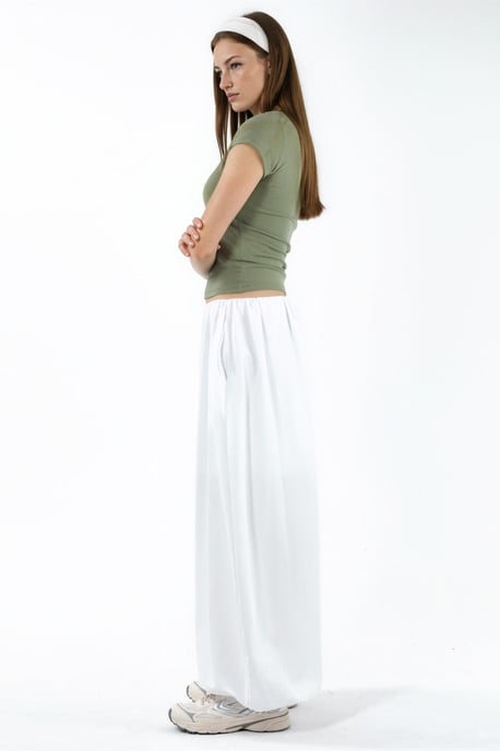 Elastic Waist Balloon Pants - Image 2