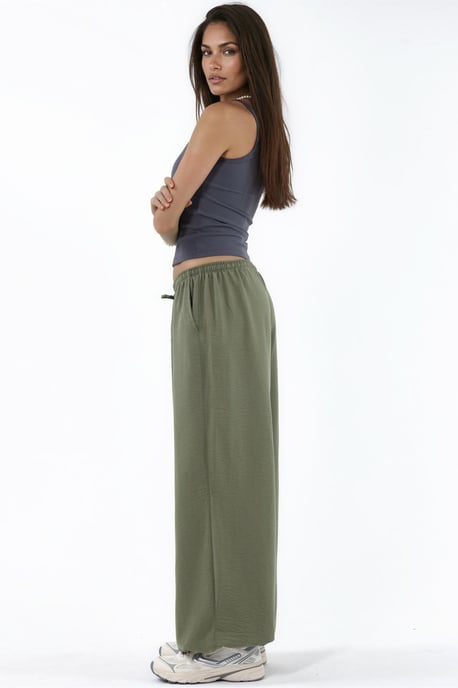 Weite Woven-Hosen mit Kordelzugbund - Image 2