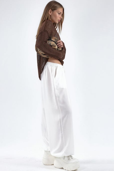 Weite Woven-Hosen mit Kordelzugbund - Image 2