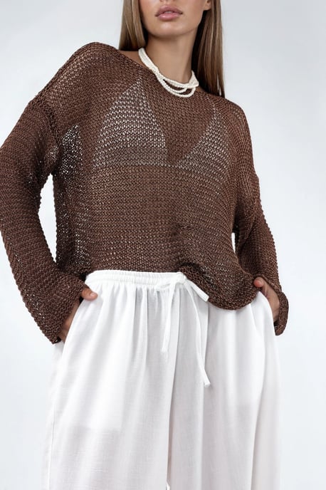 Weite Woven-Hosen mit Kordelzugbund - Image 5