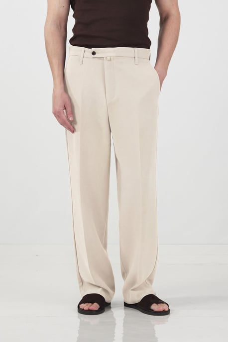 Hochtaillierte Gerade Schnitt Maßanzug-Hosen - Image 1