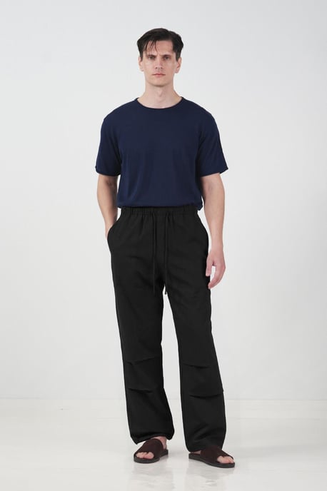 Lässige Tencel-Jogginghosen mit Kordelzug - Image 2